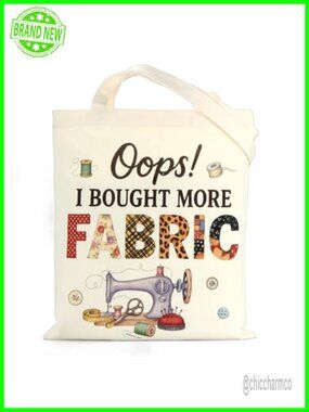 Quilt Tote Bag Sewing Gifts for Quilters Cotton Canvas